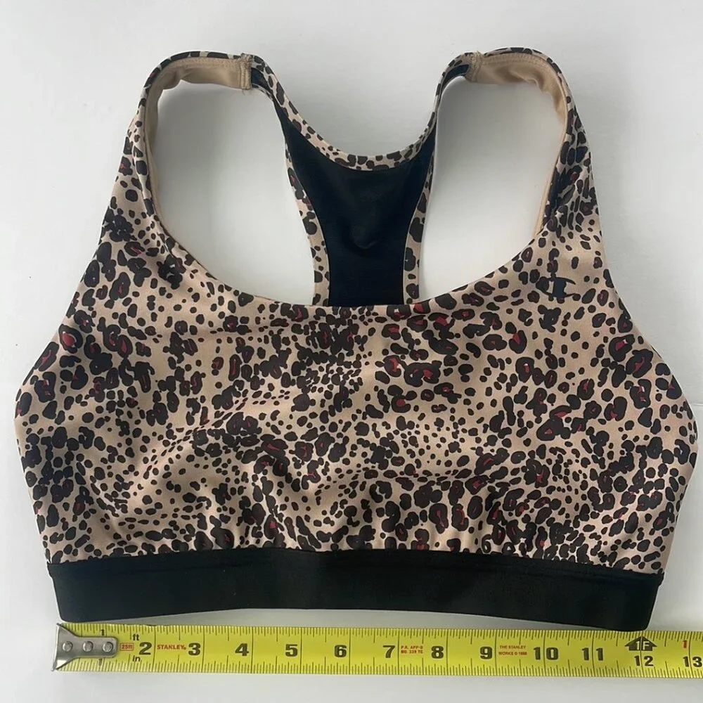 Champion Absolute Sports Bra Leopard Print Size Small - Picture 4 of 4